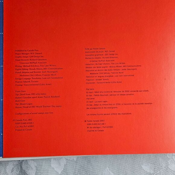 2002 - The Collection of Canada's Stamps Book - Without Stamps - Picture 3 of 8
